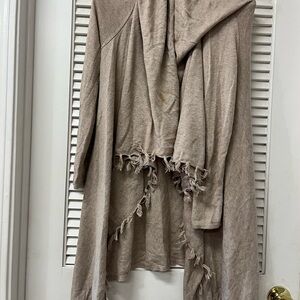 MATILDA JANE✨Fringed Tan Cardigan✨M